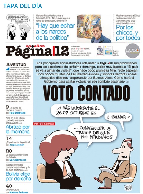 Capture d'écran - 2025 - Site de Pagina/12